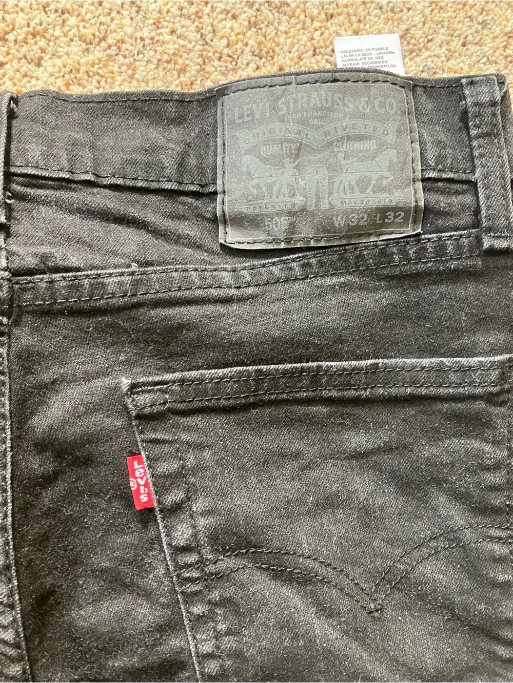 Men's Black Slim Jeans Levi’s 32x32